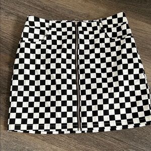 (4) Twik Checkered Skirt